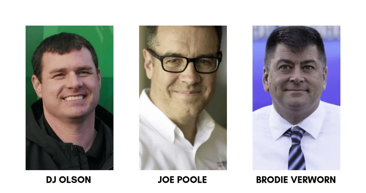 CHSE Team DJ Olson, Joe Poole, and Brodie Verworn with Best Practice Medicine