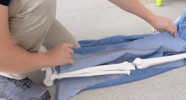 When removing a patient's clothing, it's important to consider exposure to the environment.